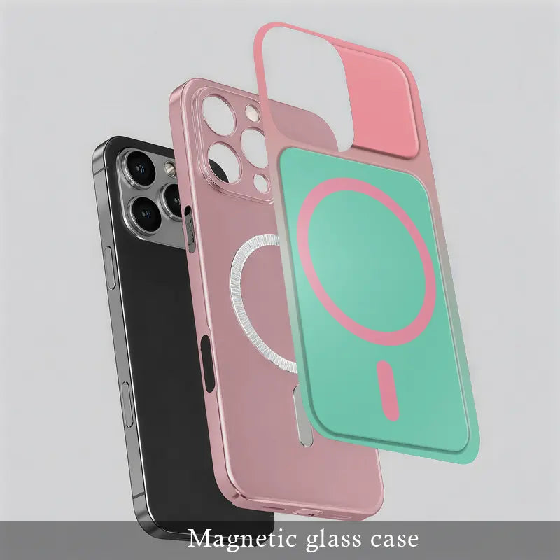 Dopamine Color Block Magnetic Phone Case for Samsung Galaxy S26 Ultra – Full Camera Protection & Shockproof Cover
