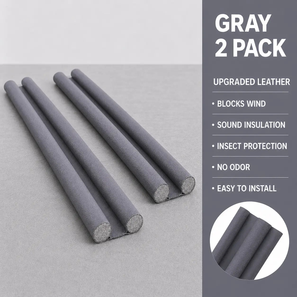 Under Door Draft Stopper | Bottom Sealing Strip & Noise Blocker (1 Count)