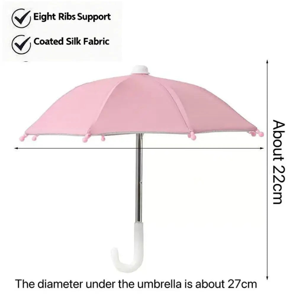 Universal Adjustable Phone Umbrella & Suction Cup Stand