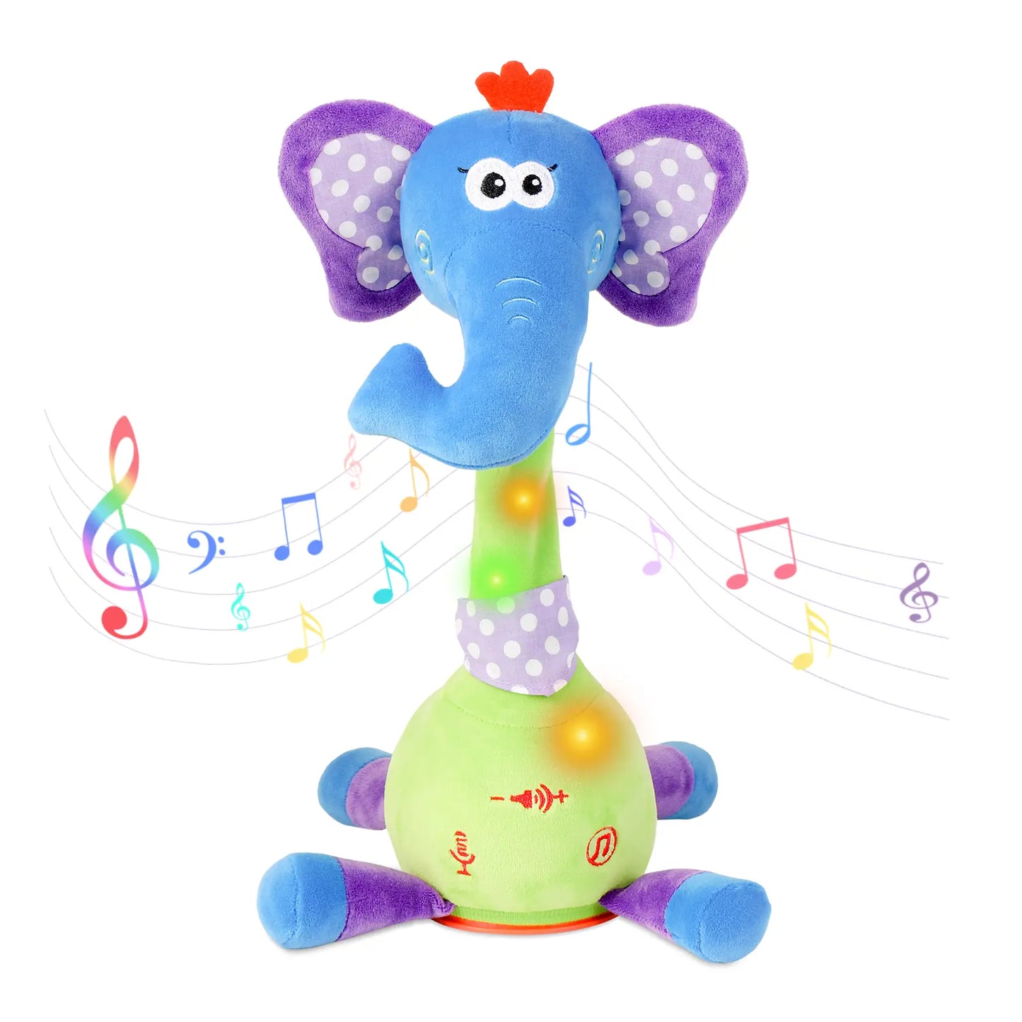 EMOIN Talking Cactus Toy, Interactive Toys Dancing Cactus Toy Mimicking Repeating What You Say, Toddler Infant Baby Toys Gifts for 6 7 8 9 10 Month Old Baby LED Musical Toy