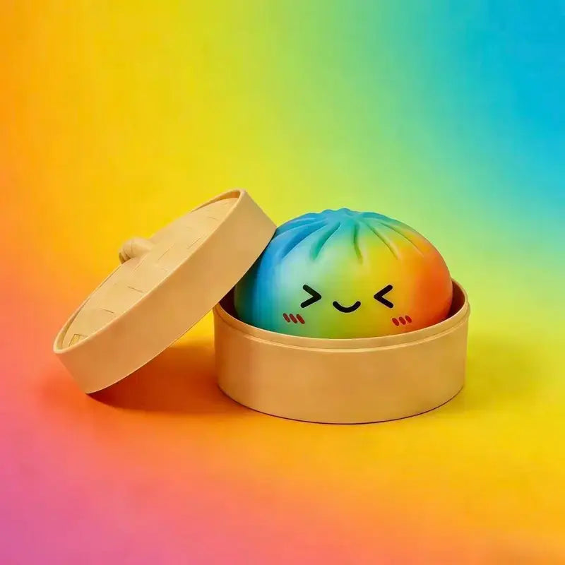 Expressive Big Dumpling Squishy - Blind Box, Mysecret Bun Fidget Toy, Soft TPR Material, Stress Relief, Unboxing Surprise, Random Style per Pack.Valentine's Day and Easter gifts, suitable for children to exchange gifts