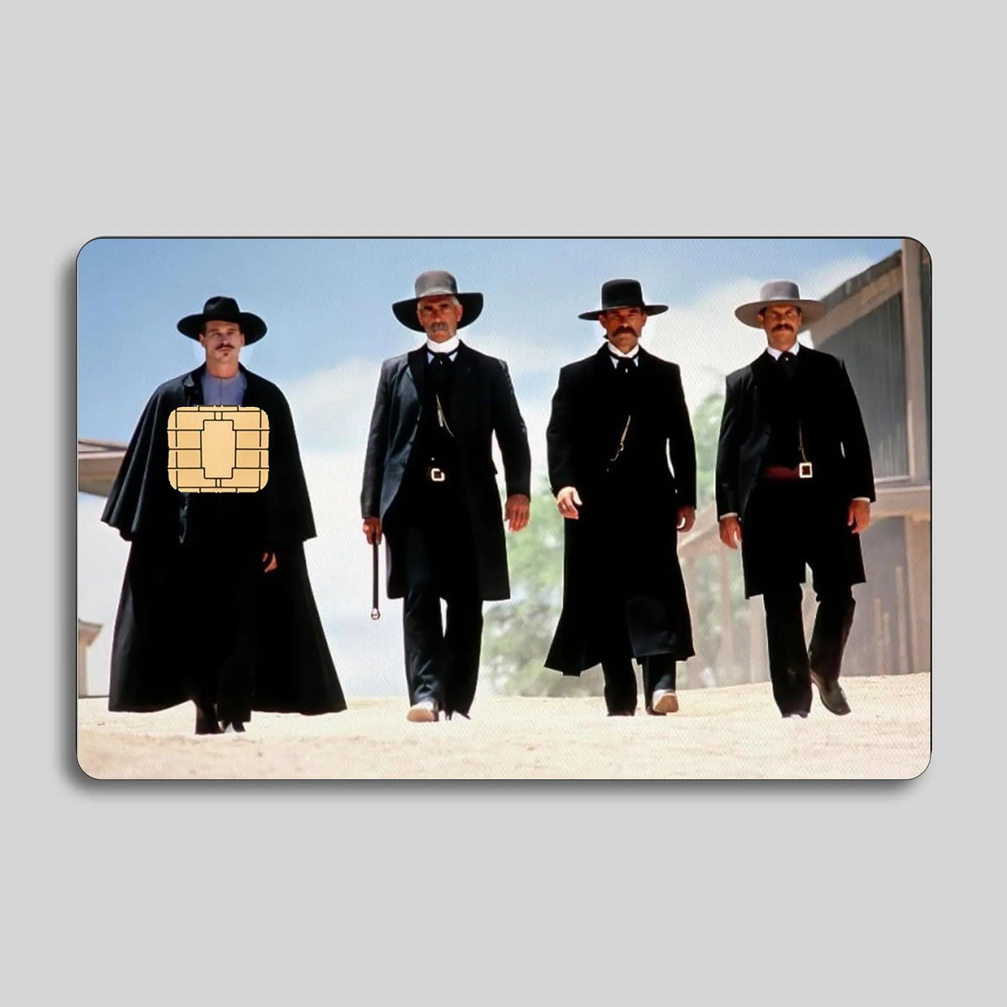 Tombstone Card Skin, I'm Your Huckleberry Say When Card Sticker, Doc Holliday Premium Matte Vinyl Stickers