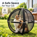 Portable Outdoor Cat Enclosure Mesh Ball Cat Cage