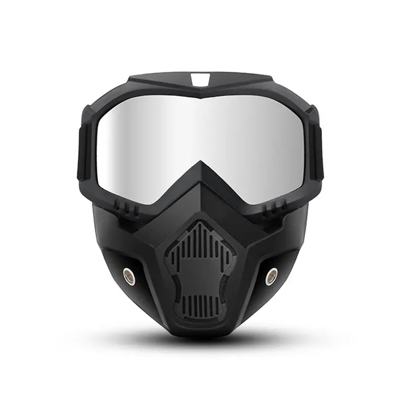 Full-Face Ski Goggles with Detachable Adjustable Mask | Anti-Fog HD Lenses, Comfort Sponge & Durable Plastic Frame