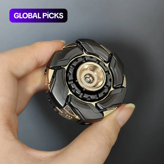 Fidget Spinner Toy, 1 Count Metal Design Stress Relief Toy, Stress Reliever, Open Armor Spinning Top Fidget Toy, Hand Spinner Toy for Adults, Metallic Finger Spinner, Fidget For Anxiety