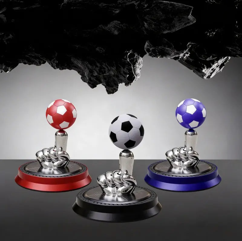 Solar-Powered Football-Shaped Fragrance Diffuser | Car Ornament & Air Freshener  | Stylish Car Interior Accessory | Dual-Use Car & Home Air Purifier | Dashboard Football Commemorative Gift