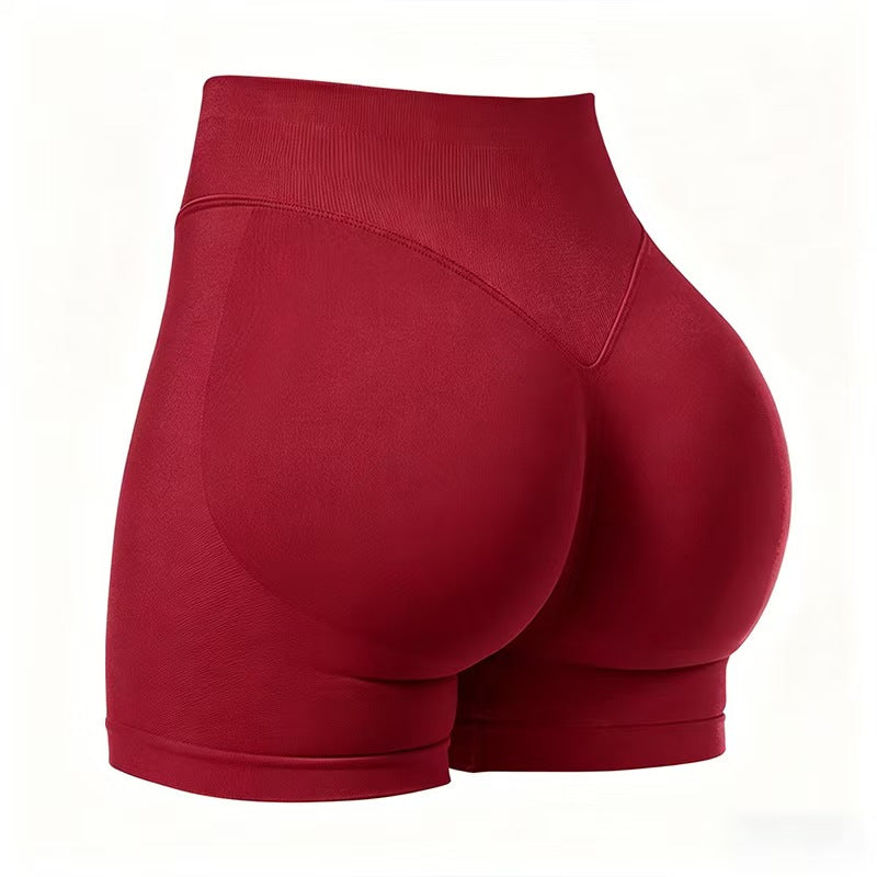 High Waist Butt Lifting Sports Shorts – Seamless Sculpting, Squat-Proof & Stretchy for Workout, Yoga & Gym