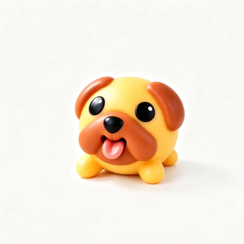 Funny Tongue Popping Pug Fidget Toy – Soft Silicone Stress Relief Desk Gadget