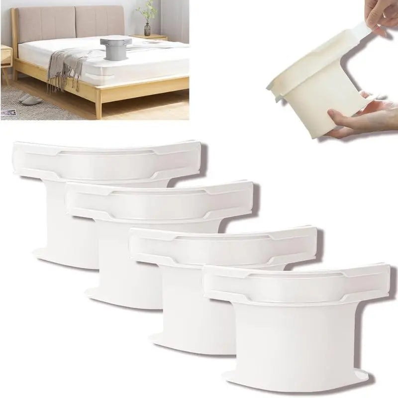 4PCS Bed Sheet Holder Clips – Adjustable Mattress Corner Fasteners for Wrinkle-Free Sheets