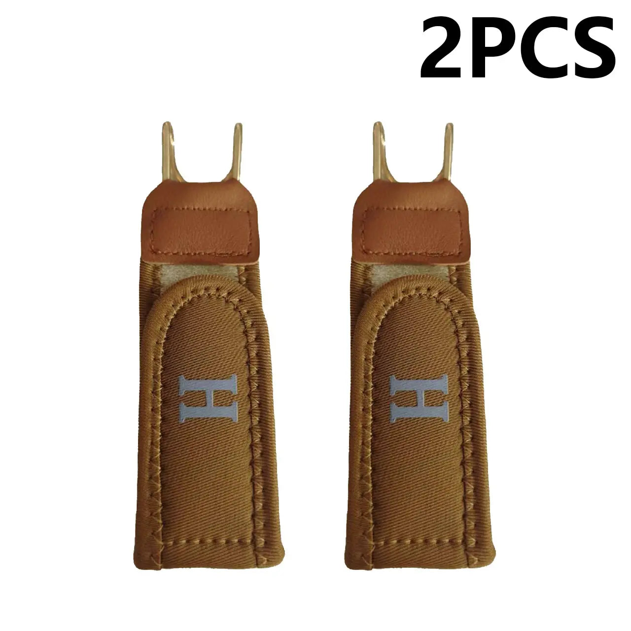 Invisible Elastic Belt Hook Set (2 Pack) – No Buckle Waist Belt Clips for Jeans, Pants & Workwear