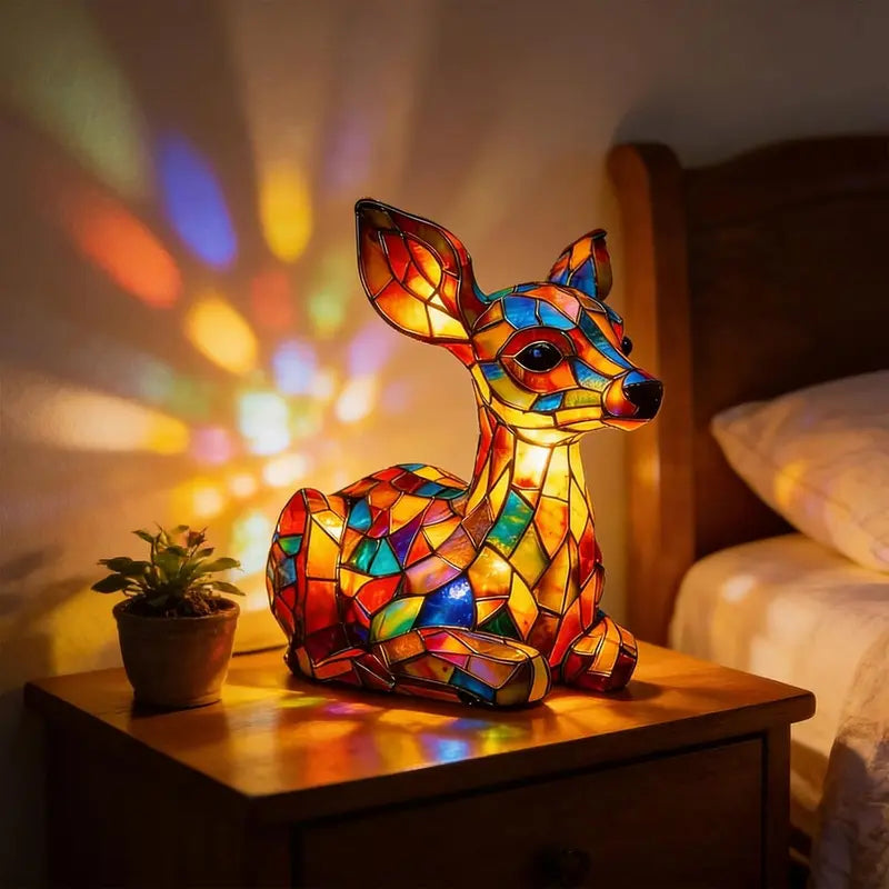 LED Lucky Dragon Resin Night Light – USB Ambiance Desk Lamp