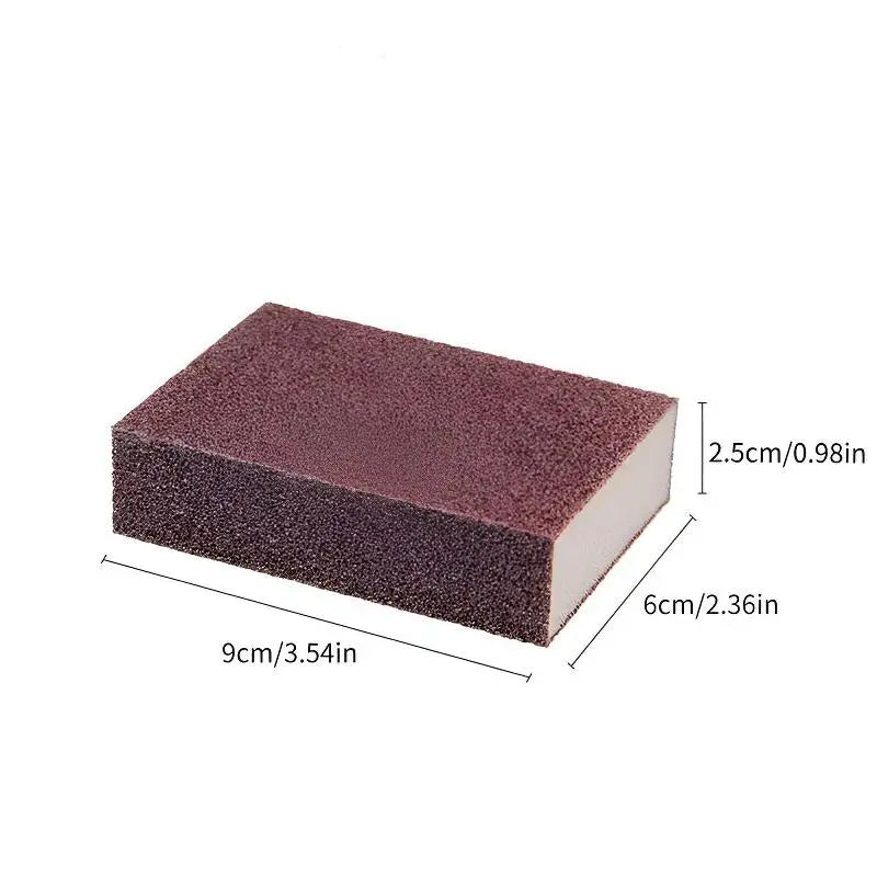 3 Pack Magic Emery Cleaning Sponge Rust Remover for Kitchen Pots Powerful Decontamination Tool Versatile Household Cleaning Gadget