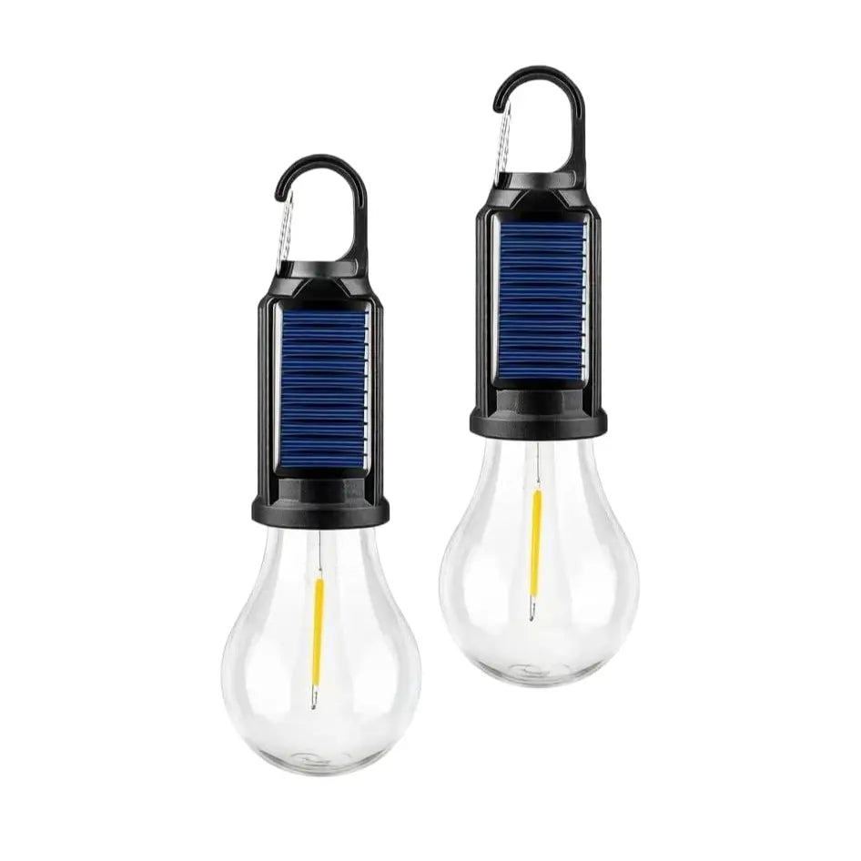 Rechargeable Solar LED Camping Light Bulbs (1/2/4 Pack)