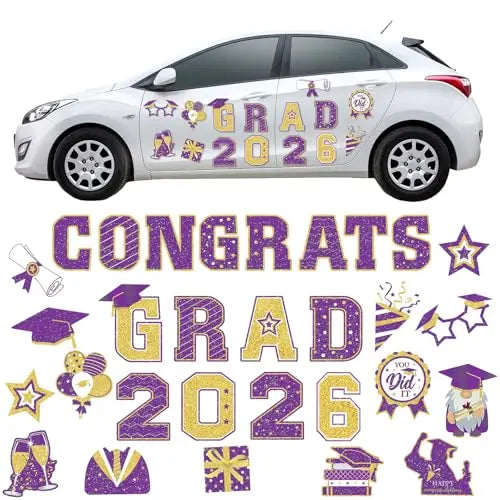 2026 Graduation Car Magnets & Refrigerator Decals