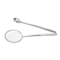 2-in-1 Stainless Steel Strainer Tongs – Fine Mesh Skimmer Spoon Clip for Frying & Hot Pot