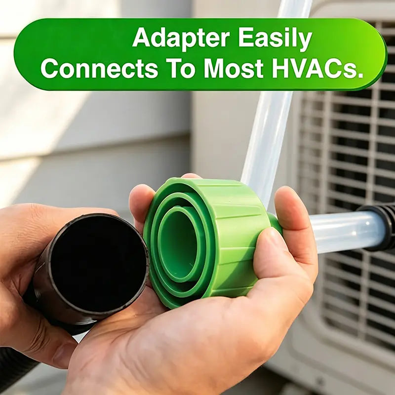 Universal AC Drain Line Cleaner Tool Adapter – Clear HVAC Unclogger