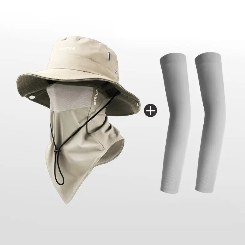 Sun Protection Hat with Neck Flap