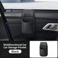 2-Layer Leather Car Door Pocket – Scratch-Proof & Residue-Free Storage Organizer