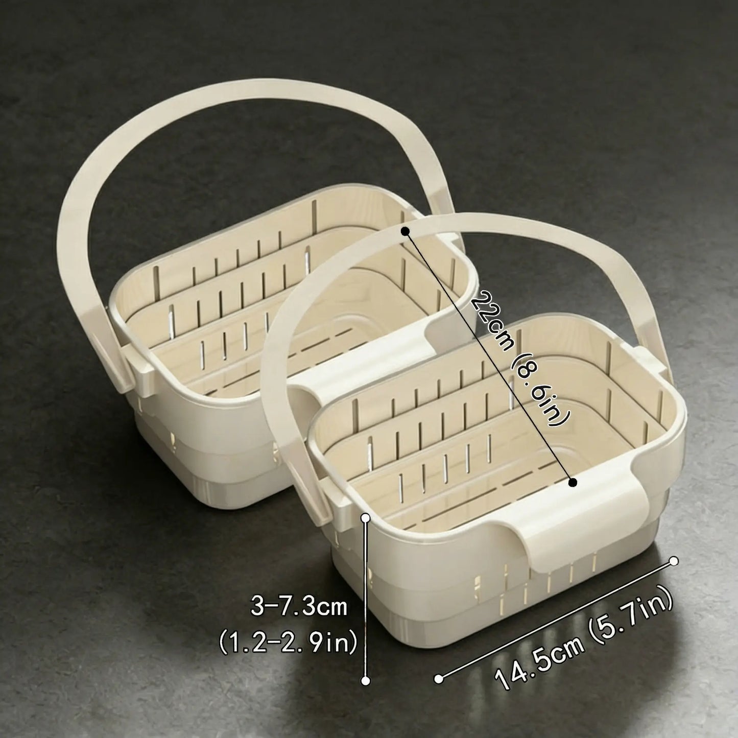 Foldable Hanging Kitchen Sink Strainer - Anti-Clog Drain Basket for Food Waste