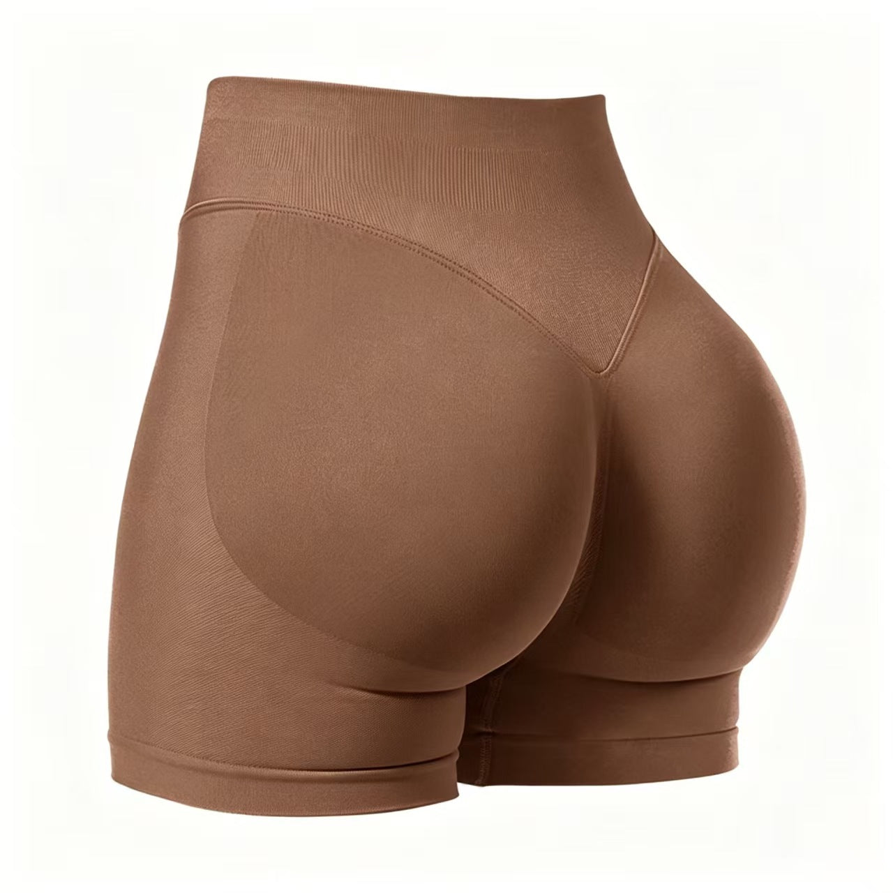 High Waist Butt Lifting Sports Shorts – Seamless Sculpting, Squat-Proof & Stretchy for Workout, Yoga & Gym