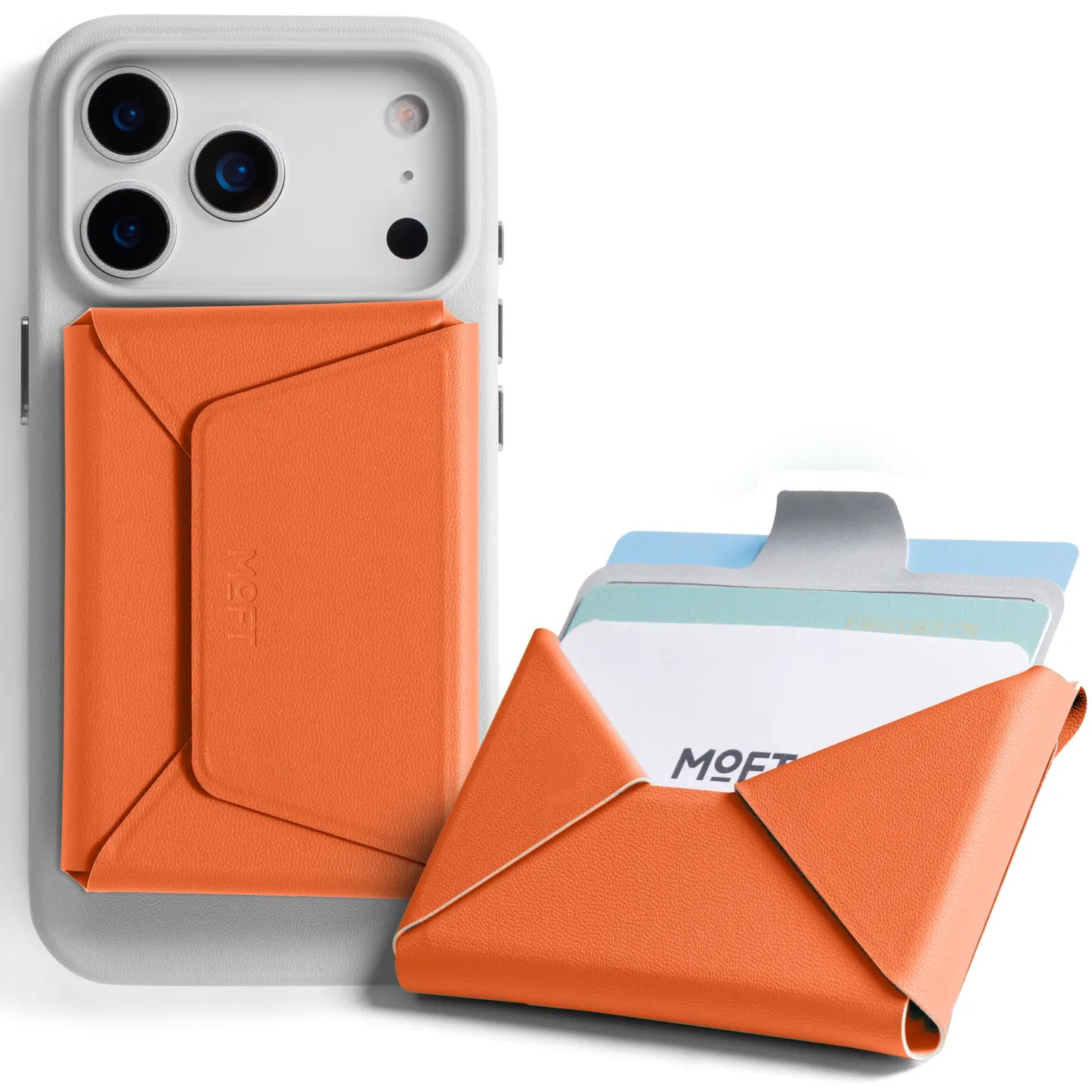 MagSafe Wallet Stand – Slim Magnetic Card Holder with Kickstand, RFID Blocking Wallet for iPhone & Android