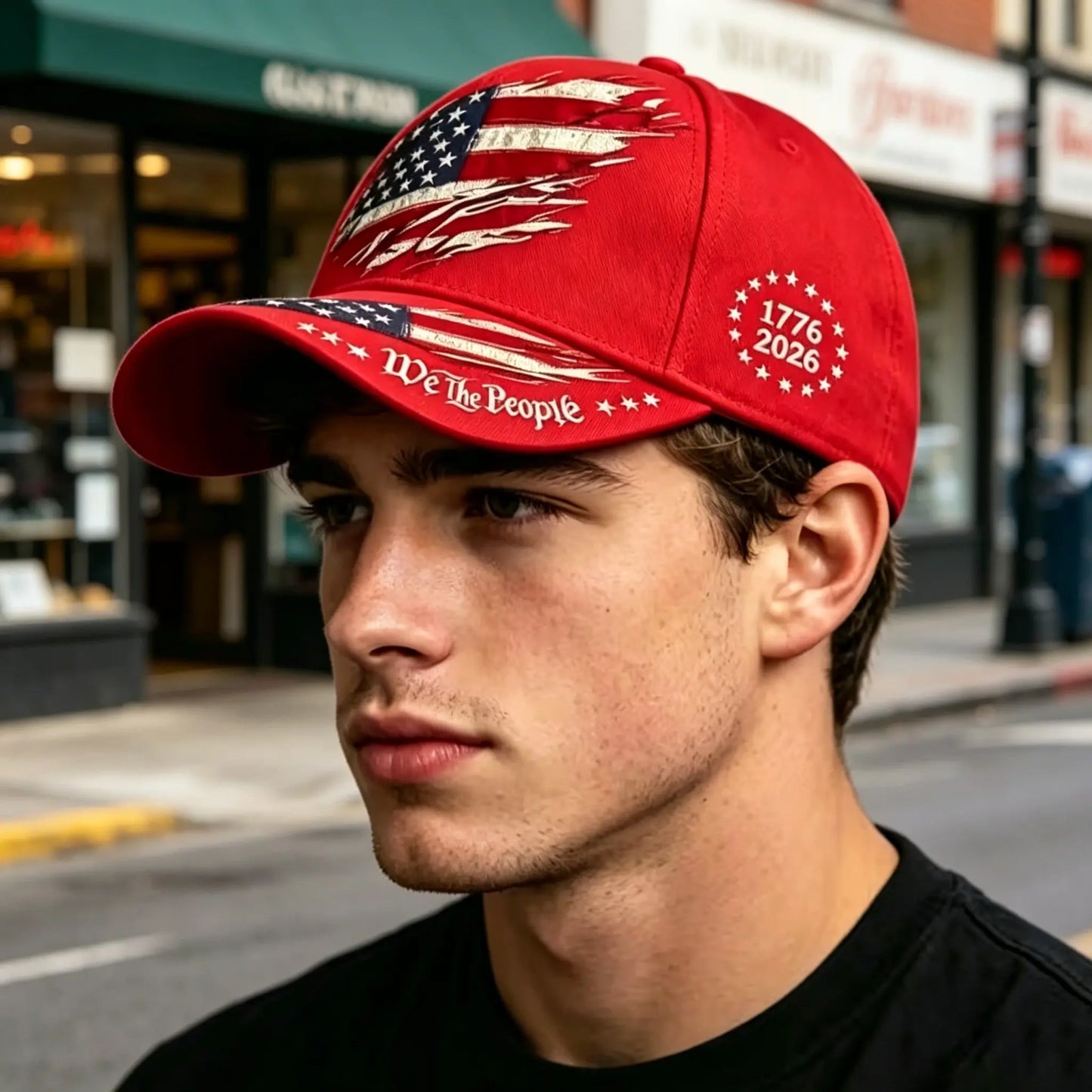 2pcs 250th Anniversary Print Baseball Cap, Adjustable Unisex Sun Cap