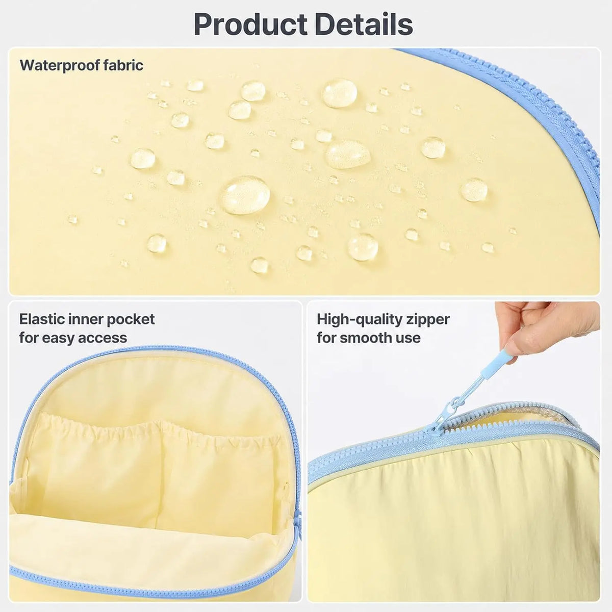 3-in-1 Travel Underwear Storage Bag – Waterproof Portable Bra, Panties & Socks Organizer Pouch