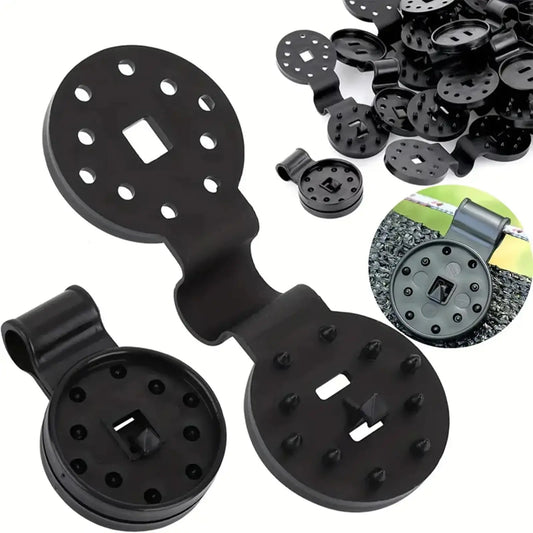 Universal Shade Clothes Clips 50 Pcs Black - Heavy Duty Lock Grip for Sun Shade Sail Tarpaulin Mesh Canopy Fence, Windproof Awning Clamp Grip