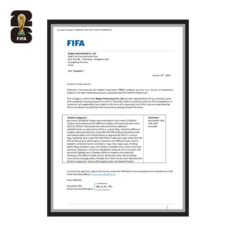 Official FIFA World Cup 26 Gold Stamped Classic Beer Glass--Collector's Edition summervibes Drinkware Tumblers