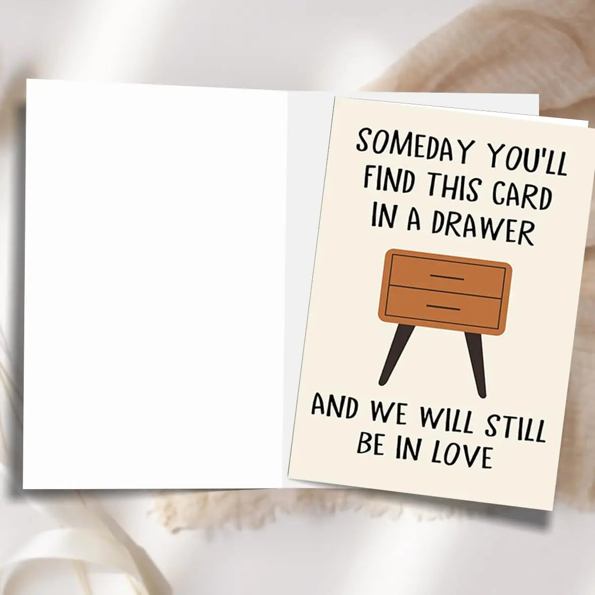 Funny Anniversary Card - Hilarious "Whiskey Drawer" Greeting Card