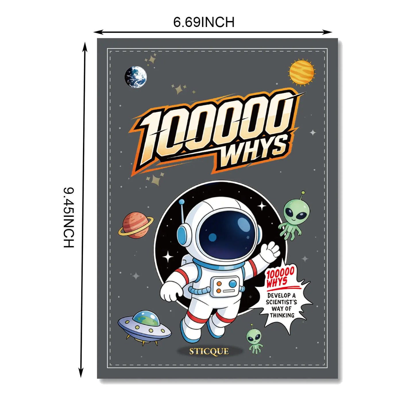 STICQUE Children's Encyclopedia - "100,000 Whys" Extracurricular Reading Books for Primary School Students