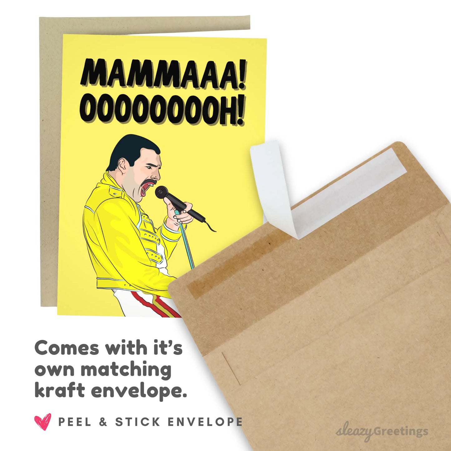 Funny Mother’s Day Greeting Card (5x7") - Includes Kraft Envelope