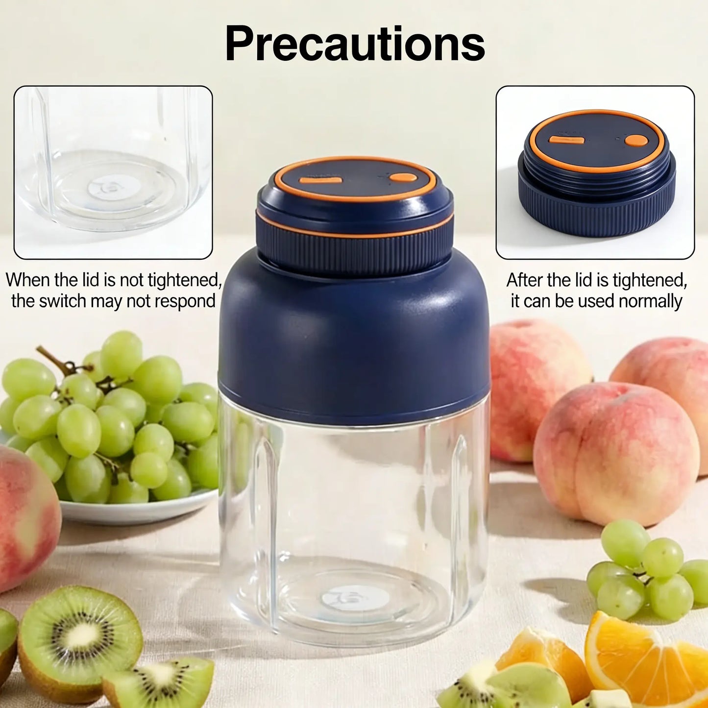 USB Rechargeable Portable Blender: Multifunctional Summer Smoothie Maker