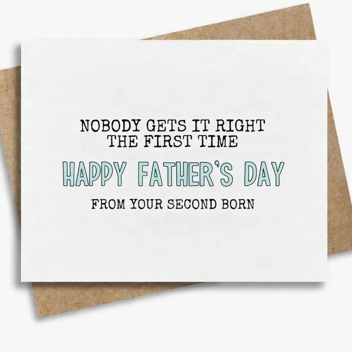 'Dad Joke' Funny Father’s Day & Birthday Greeting Card - Hilarious Gift from Daughter