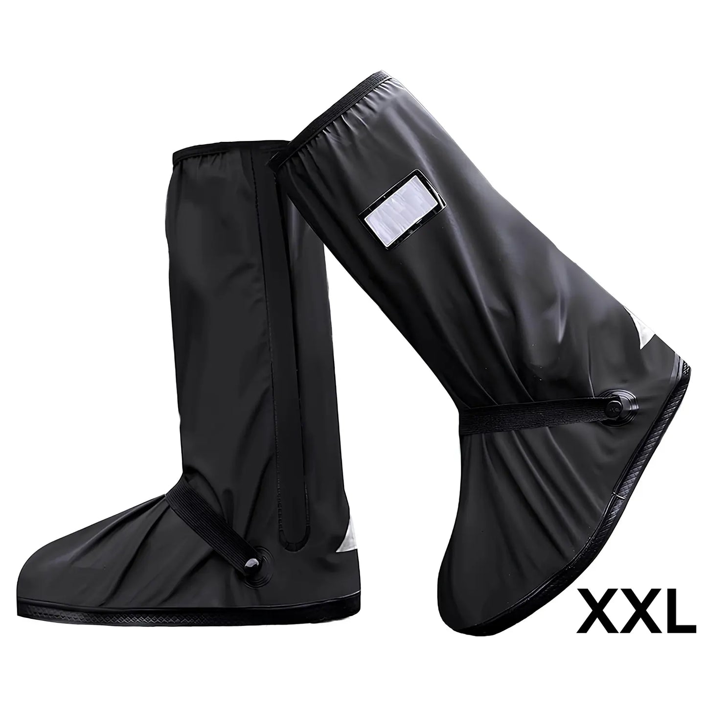 Waterproof Rain Shoe Covers – Reusable Non-Slip Overshoes with Reflective Strip