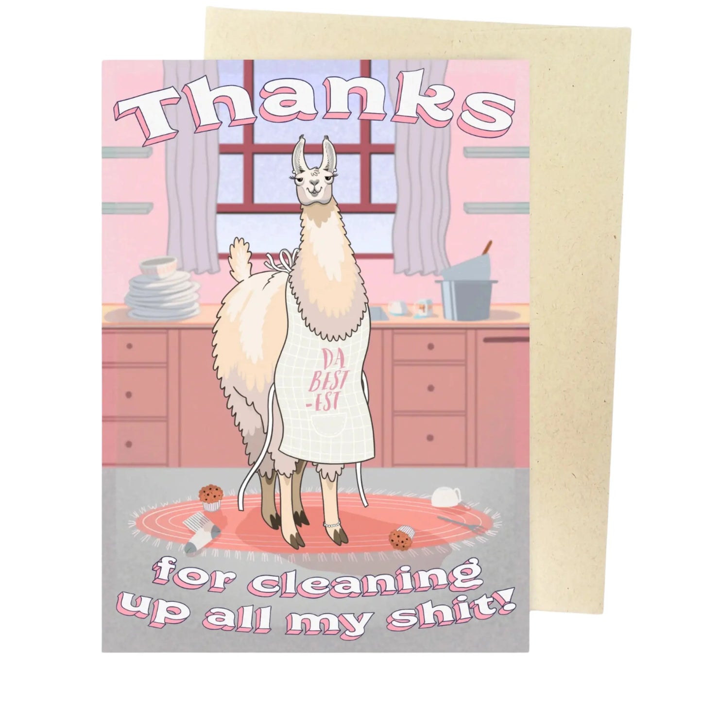 Funny Mother’s Day Greeting Card (5x7") - Includes Kraft Envelope