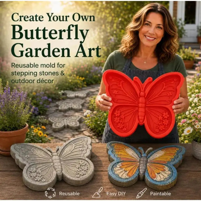 Reusable Sunflower Stepping Stone Mold – DIY Concrete Mold for Garden & Yard Landscaping