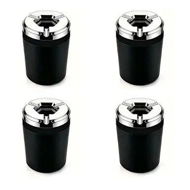 Rotating Sealed Lid Car Ashtray with Odor Resistance – Heat-Proof Vehicle Cup Holder Accessory