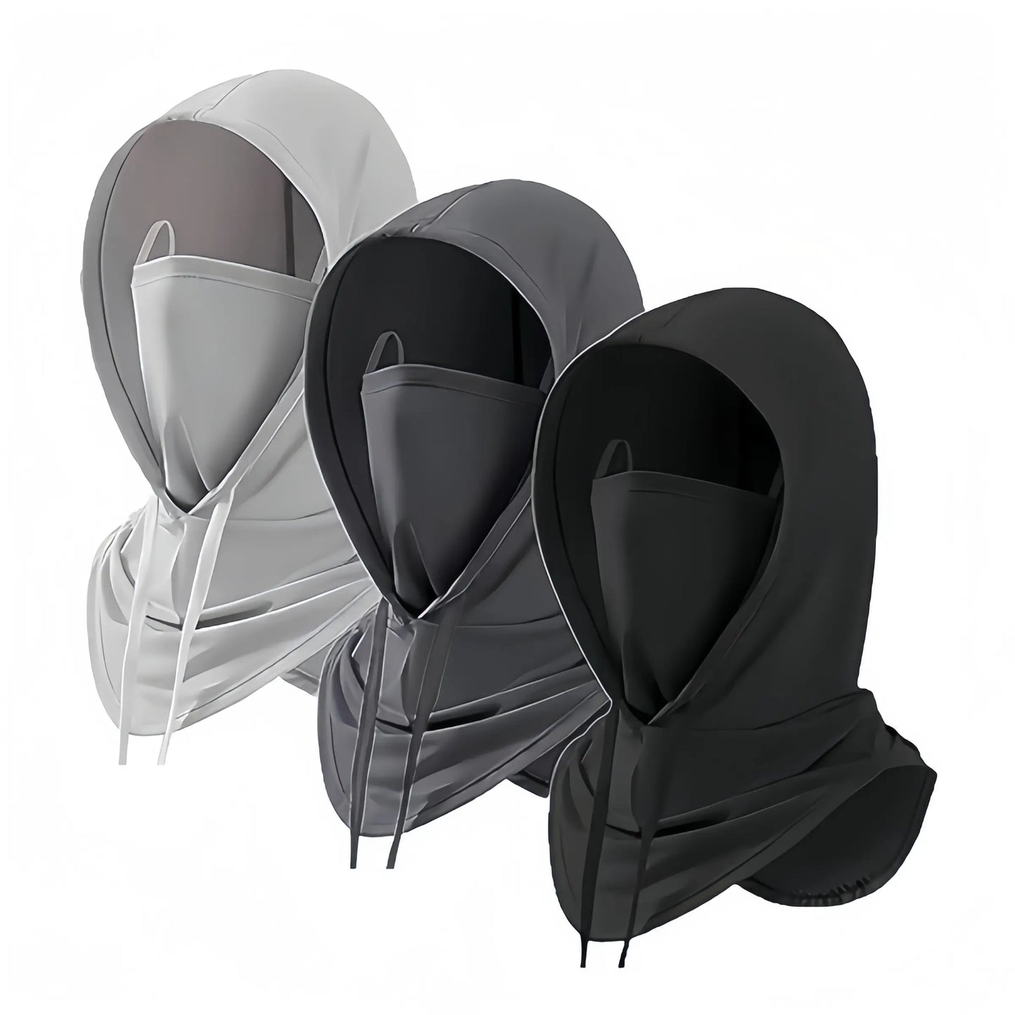 3-Pack Summer Balaclava Face Mask – UV Protection Cooling Neck Gaiter for Cycling & Fishing