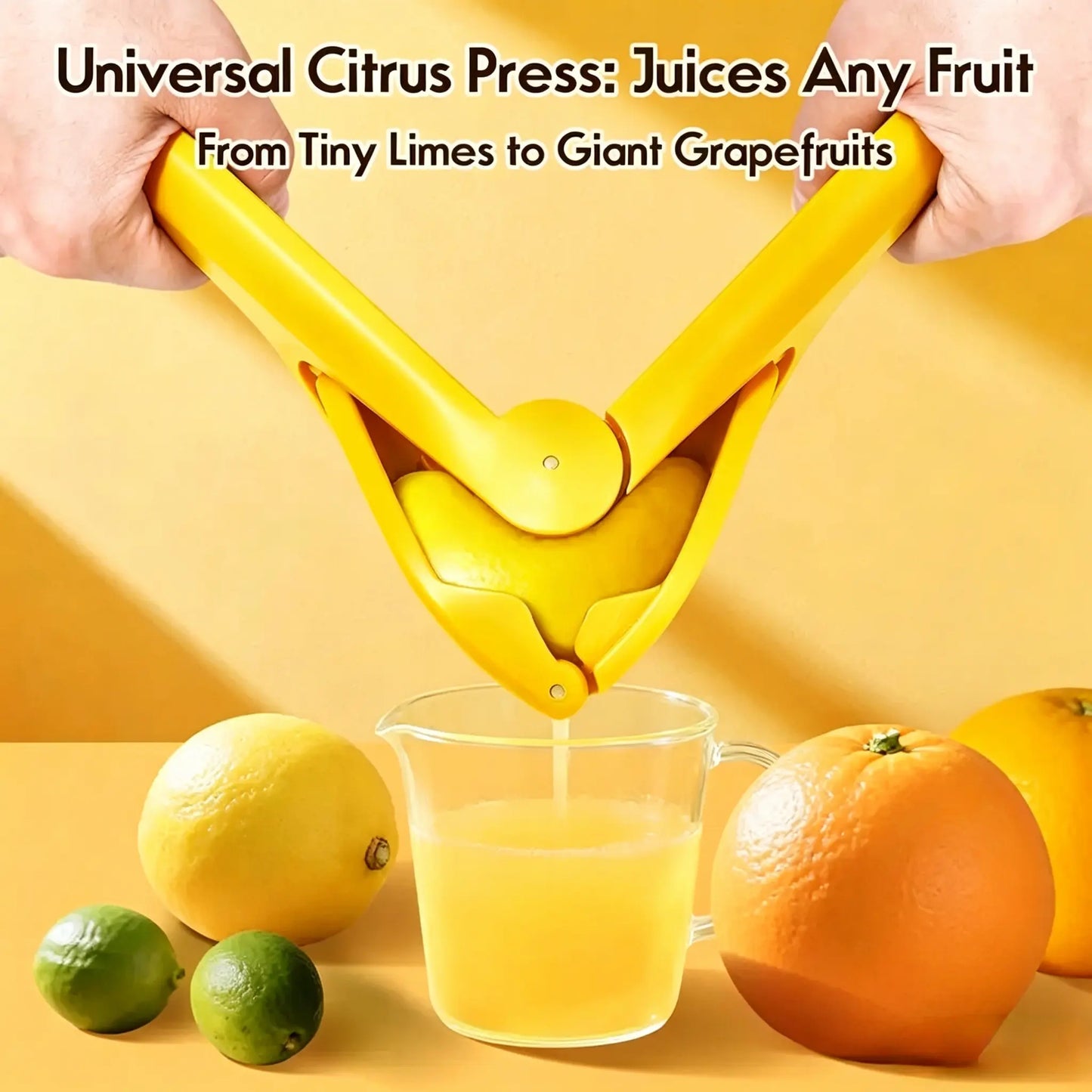 Fold-Flat Lemon Squeezer – Manual Citrus Juicer for Lemon & Lime