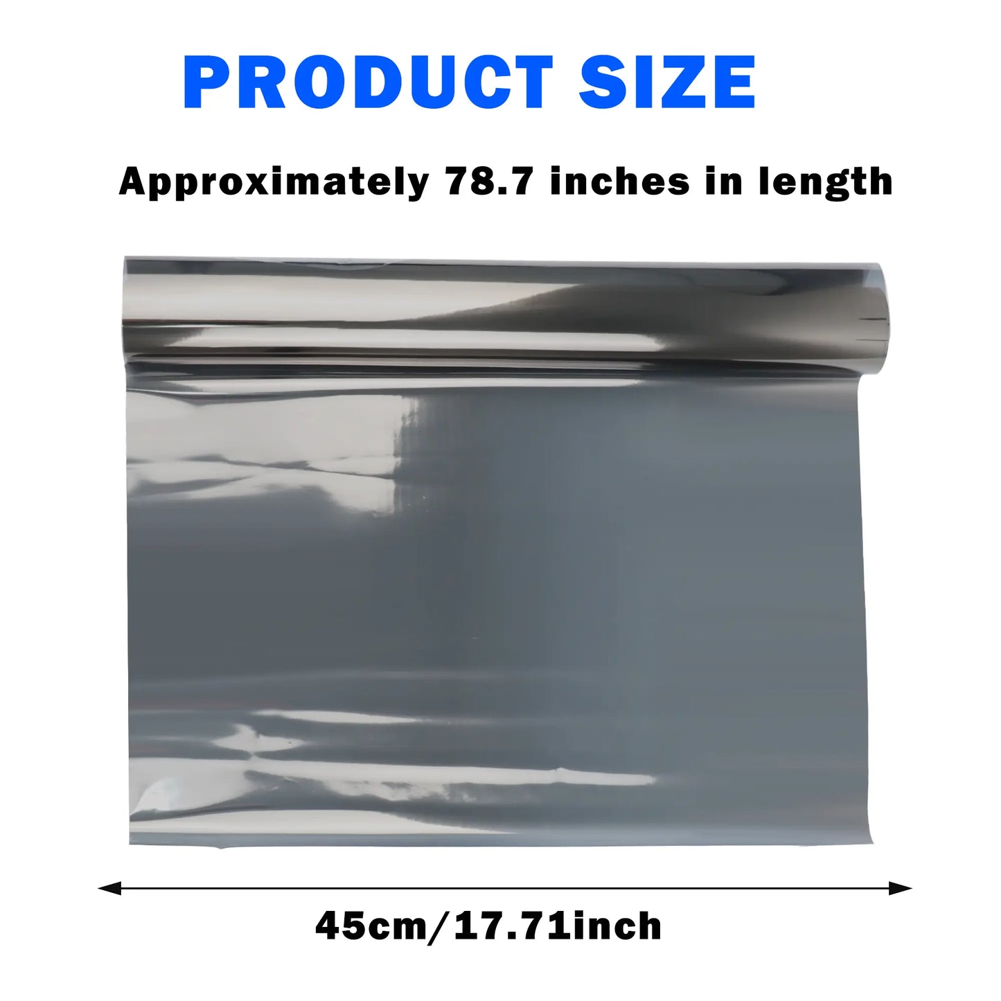 Static Cling Window Privacy Film – Removable UV Blocker & Reflective Mirror Tint for Glass Doors