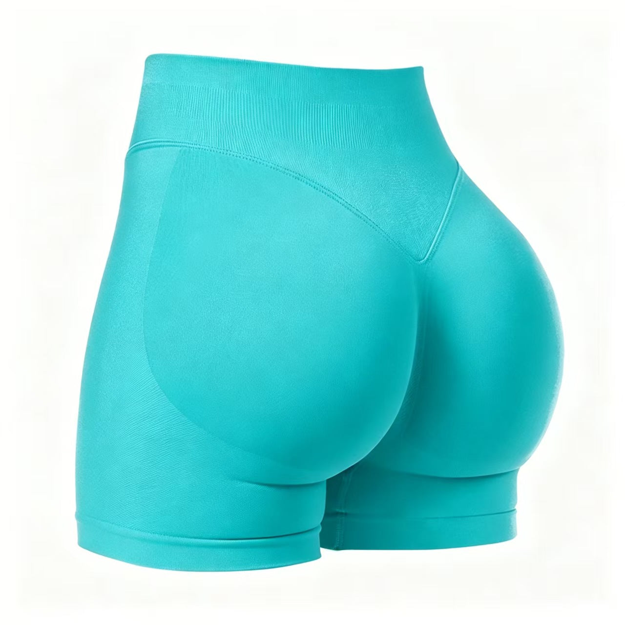High Waist Butt Lifting Sports Shorts – Seamless Sculpting, Squat-Proof & Stretchy for Workout, Yoga & Gym