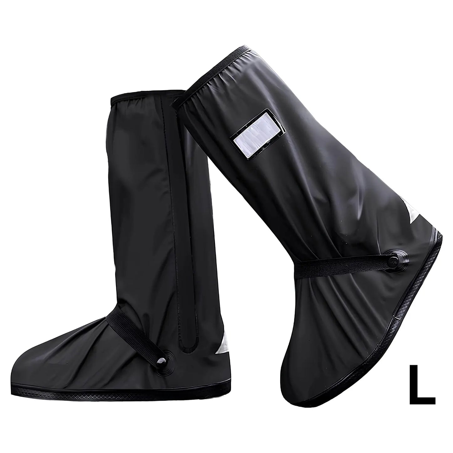 Waterproof Rain Shoe Covers – Reusable Non-Slip Overshoes with Reflective Strip