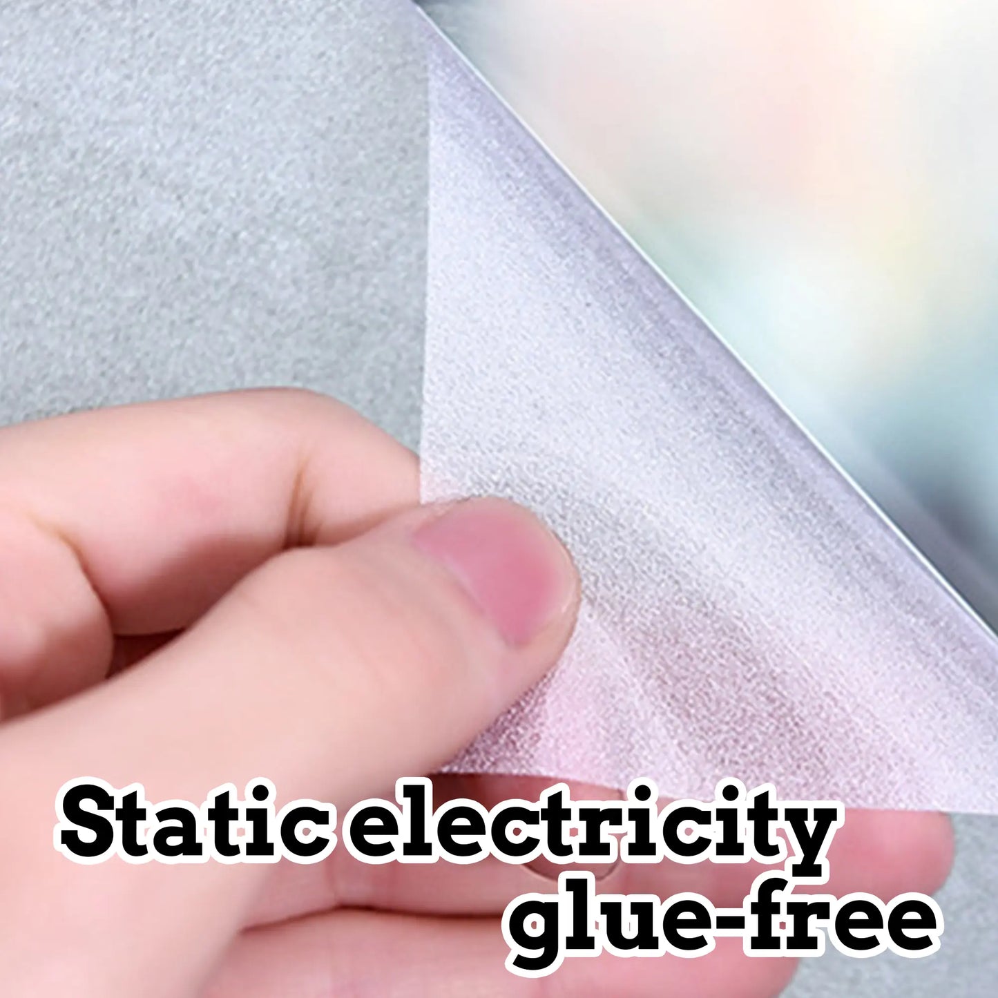 Static Cling Window Privacy Film – Removable UV Blocker & Reflective Mirror Tint for Glass Doors