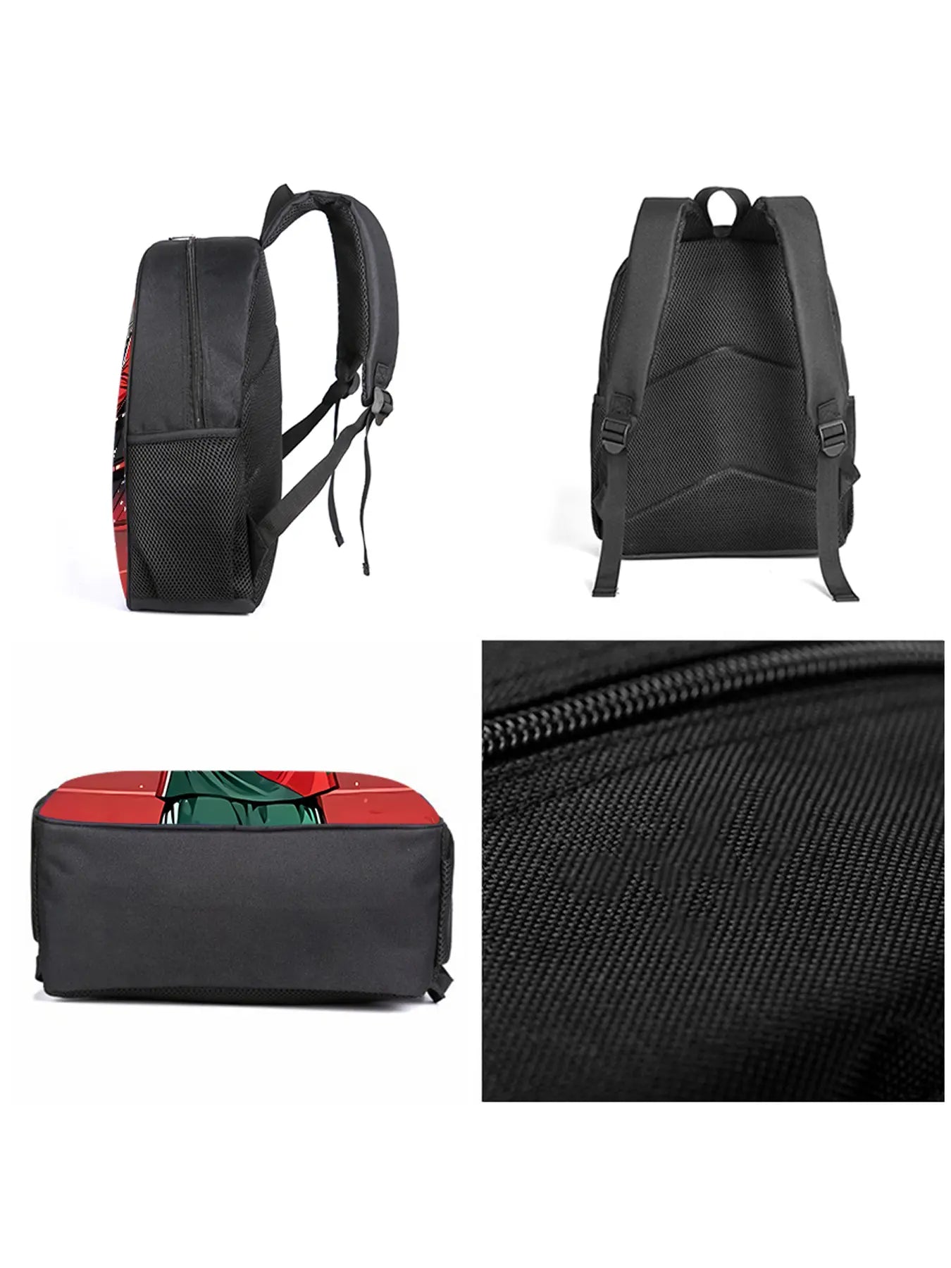 Football Star Print 16-Inch 3-Piece Casual Daypack Set for your little Fans, Includes Single-Layer Backpack, Small Shoulder Bag and Single-Layer Pencil Bag