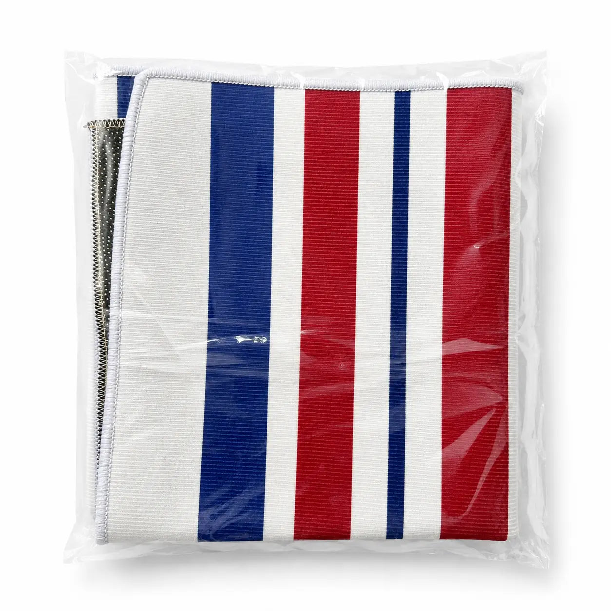 National Day Striped Entry Rug | Patriotic Red White & Blue Outdoor Doormat