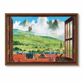 Howl's Moving Castle Art Print, Studio Ghibli Inspired, Anime Wall Art, Hayao Miyazaki Inspired - POSTER NO FRAME