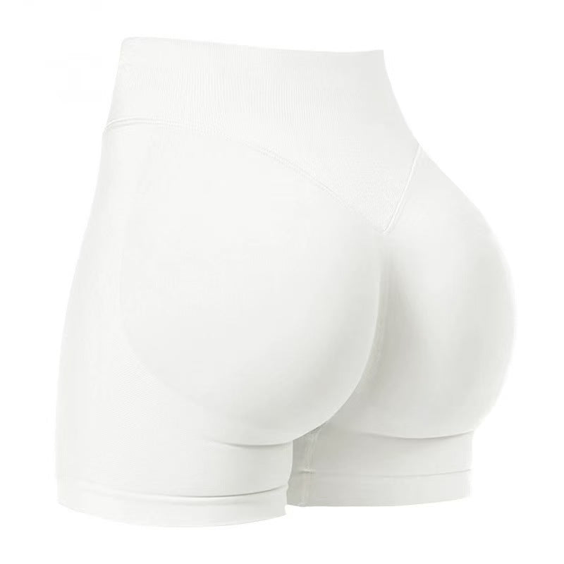 High Waist Butt Lifting Sports Shorts – Seamless Sculpting, Squat-Proof & Stretchy for Workout, Yoga & Gym