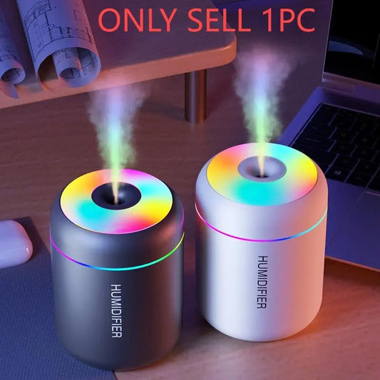 Essential Oil Diffuser & Humidifier with Color Light