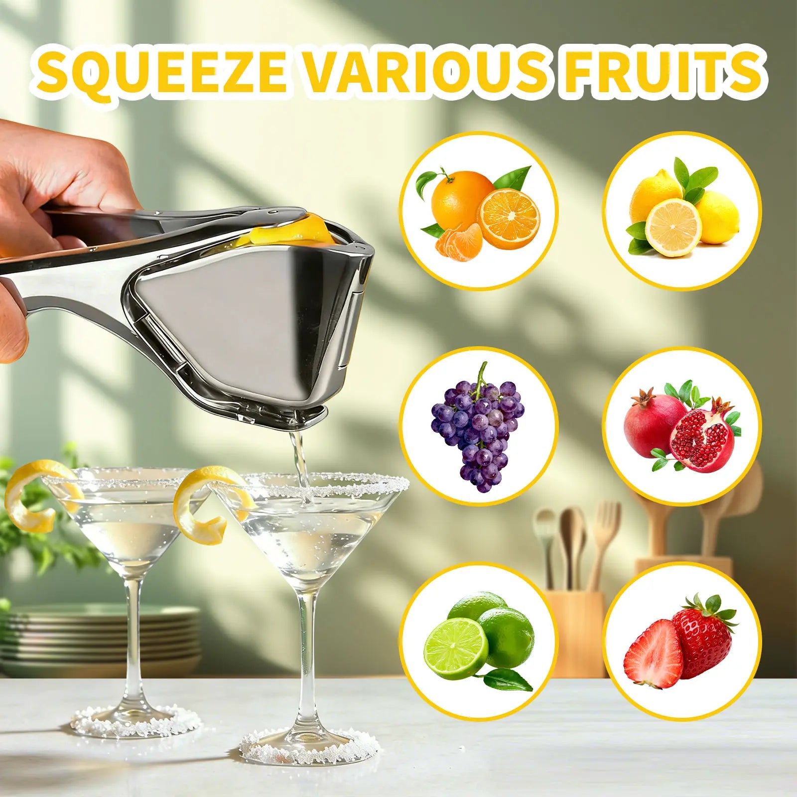 【AREL】Stainless Steel Citrus Squeezer